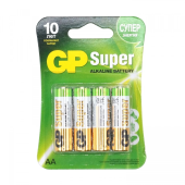 Батарейка AA LR6 GP Super Alkaline 1.5V (4 шт. в блистере) от магазина РЭССИ