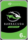 Жесткий диск Seagate SATA-III 6Tb ST6000DM003 Barracuda (5400rpm) 256Mb 3.5" от магазина РЭССИ