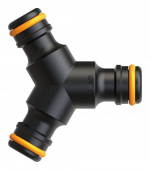 Тройник Fiskars 1027070 черный/оранжевый от магазина РЭССИ