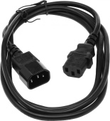 Кабель-удлинитель Premier 5-284 IEC C13 IEC C14 1.8м (5-284(0.5) 1.8) черный (Bulk) от магазина РЭССИ
