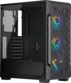 Корпус Corsair iCUE 220T RGB черный без БП ATX 3x120mm 4x140mm 2xUSB3.0 audio bott PSU от магазина РЭССИ