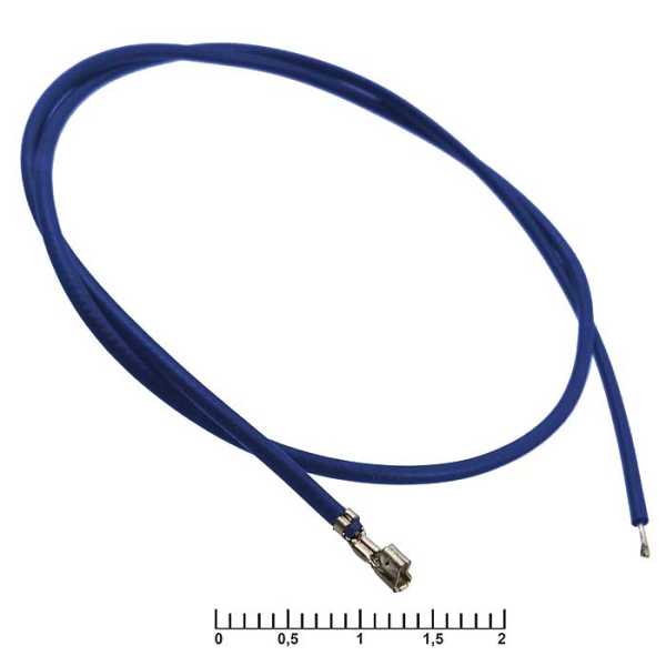 HB 2,00 mm AWG26 0,3m blue от магазина РЭССИ
