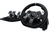 Руль Logitech G920 Driving Force (с педалями) черный от магазина РЭССИ