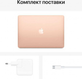 Ноутбук Apple MacBook Air M1 8 core 8Gb SSD2Tb/7 core GPU 13.3" IPS (2560x1600) Mac OS gold WiFi BT Cam (Z12A0008M) от магазина РЭССИ