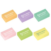Набор ластиков BRAUBERG Pastel Soft 12 шт. размер ластика 31х20х10 мм экологичный ПВХ 229598 от магазина РЭССИ