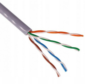 Кабель витая пара UTP 4PR 24AWG CAT5e (медная жила)