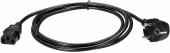 Кабель Premier 5-280 IEC C13 Евровилка угловой 1.5м (5-280(1.5) 1.5) черный (Bulk) от магазина РЭССИ
