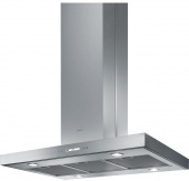 Вытяжка каминная Elica Spot Plus Island IX/A/90 нержавеющая сталь управление: сенсорное (1 мотор) от магазина РЭССИ