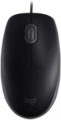 Мышь Logitech B110 Silent черный оптическая (1000dpi) silent USB (2but) от магазина РЭССИ