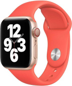Ремешок Apple Sport Band для Apple Watch Series 3/4/5/6/SE/7 розовый цитрус (MYAW2ZM/A) 44мм от магазина РЭССИ
