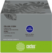 Этикетки Cactus CS-LW-11354 сег.:57x32мм черный белый 1000шт/рул Dymo Label Writer 450/4XL от магазина РЭССИ