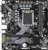 Материнская плата Gigabyte B760M H DDR4 Soc-1700 Intel B760 2xDDR4 mATX AC`97 8ch(7.1) GbLAN RAID+VGA+HDMI от магазина РЭССИ