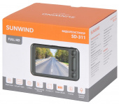 Видеорегистратор SunWind SD-311 черный 1.3Mpix 1080x1920 1080p 140гр. GP6248 от магазина РЭССИ