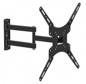 Кронштейн для телевизора Buro FL4S черный 20"-65" макс.25кг настенный поворотно-выдвижной и наклонный от магазина РЭССИ