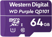 Флеш карта microSDXC 64Gb Class10 WD WDD064G1P0C Purple w/o adapter от магазина РЭССИ