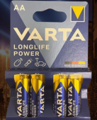 Батарейка AA LR6 Varta LONGLIFE 1.5V (4 шт. в блистере) от магазина РЭССИ