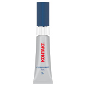 Супер-клей гель Контакт 3 г (12 на карте) арт. КМ 288 - 312 ГЛ 22292 от магазина РЭССИ