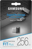 Флеш Диск Samsung 256Gb Fit Plus MUF-256AB/APC USB3.1 черный от магазина РЭССИ