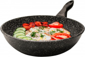 Сковорода Starwind Chef SW-CH3024 круглая 24см покрытие: Quantum2 ручка несъемная (без крышки) черный от магазина РЭССИ