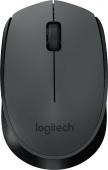 Мышь Logitech M170 серый/черный оптическая (1000dpi) беспроводная USB для ноутбука (2but) от магазина РЭССИ