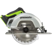 Аккумуляторная циркулярная пила GreenWorks GD24CS 1500907 от магазина РЭССИ