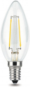 Лампа филам. Gauss 5Вт цок.:E14 свеча 220B 2700K св.свеч.бел.теп. C37 (упак.:10шт) (103801105) от магазина РЭССИ