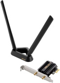 Сетевой адаптер Wi-Fi + Bluetooth Asus PCE-AXE59BT AX2400 PCI Express x1 2ант. от магазина РЭССИ