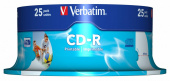 Диск CD-R Verbatim 700Mb 52x Cake Box (25шт) Printable (43439) от магазина РЭССИ