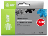 Картридж струйный Cactus CS-PGI1400XLC CS-PGI1400XLC PGI-1400 синий (12мл) для Canon MB2050/MB2350/MB2040/MB2340 от магазина РЭССИ