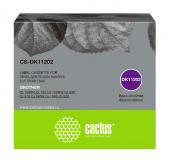 Картридж ленточный Cactus CS-DK11202 DK-11202 черный для Brother P-touch QL-500, QL-550, QL-700, QL-800 от магазина РЭССИ