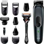 Триммер Braun MGK7321 черный (насадок в компл:8шт) от магазина РЭССИ
