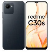 Смартфон Realme C30s 32Gb 2Gb черный моноблок 3G 4G 2Sim 6.5" 720x1600 Android 12 8Mpix 802.11 b/g/n GPS GSM900/1800 GSM1900 TouchSc microSD max1000Gb от магазина РЭССИ