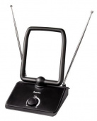 Антенна телевизионная Hama H-44273 40дБ активная черный каб.:1.5м от магазина РЭССИ