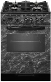 Плита Газовая Gefest ПГ 6500-03 0053 черный мрамор (без крышки) реш.чугун от магазина РЭССИ