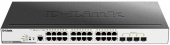 Коммутатор D-Link DGS-3000-28LP/B1A 24G 4SFP 24PoE 193W управляемый от магазина РЭССИ