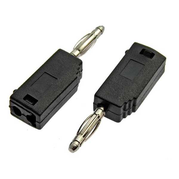 Z027 2mm Stackable Plug BLACK от магазина РЭССИ