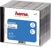 Коробка Hama на 1CD/DVD H-44746 Jewel Case прозрачный (упак.:10шт) от магазина РЭССИ