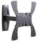 Кронштейн для телевизора Holder LCDS-5020 черный глянец 22"-42" макс.30кг настенный поворот и наклон от магазина РЭССИ