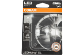 Автолампа OSRAM W5W W2.1x9.5d LED 2 шт. 6000 К 12 В 2825DWP-02B от магазина РЭССИ