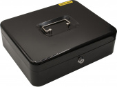 Ящик для денег Silwerhof 90x300x240 черный сталь 1.66кг от магазина РЭССИ