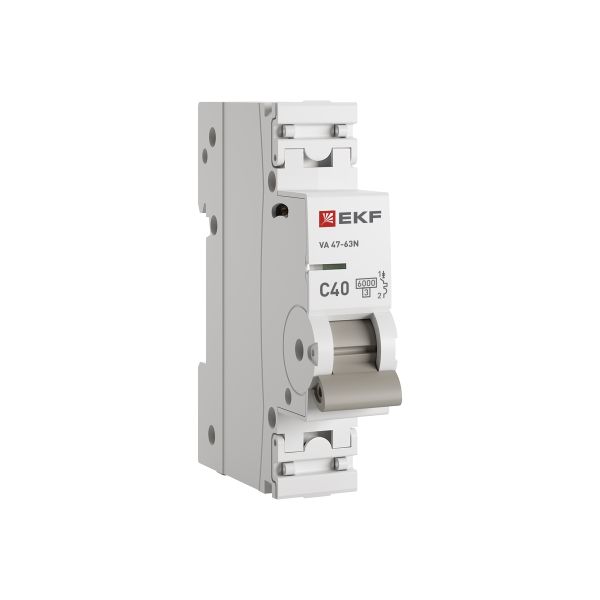 Выключатель автоматический однополюсный 1P 40А (C) 6kA ВА 47-63N M636140C PROXIMA EKF от магазина РЭССИ