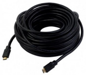 Кабель аудио-видео Ningbo HDMI (m)/HDMI (m) 20м. Позолоченные контакты черный от магазина РЭССИ
