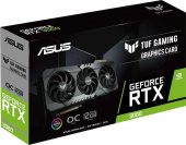 Видеокарта Asus PCI-E 4.0 TUF-RTX3060-O12G-V2-GAMING LHR NVIDIA GeForce RTX 3060 12288Mb 192 GDDR6 1852/15000 HDMIx2 DPx3 HDCP Ret от магазина РЭССИ