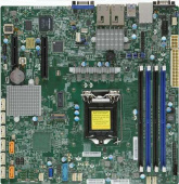 Материнская Плата SuperMicro MBD-X11SSH-TF-O Soc-1151 iC236 mATX 4xDDR4 8xSATA3 SATA RAID iX550 2х10GgbEth Ret от магазина РЭССИ