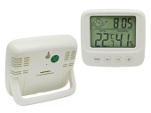 Термометр с гигрометром CX-0828S с часами с подсветкой от магазина РЭССИ