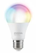 Умная лампа Digma DiLight N1 E27 9Вт 800lm Wi-Fi (DLE27N1R) от магазина РЭССИ