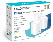 Бесшовный Mesh роутер TP-Link Deco X60(3-Pack) AX5400 10/100/1000BASE-TX белый (упак.:3шт) от магазина РЭССИ