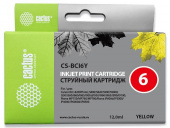 Картридж струйный Cactus CS-BCI6Y желтый (12мл) для Canon S800/S820/S900/S9000/i550/i560/i860/i865/i905D/i950S/i960x/i965/i990/i9100/i9950/JX500/MP750/MP760/iP600D/iP3000/iP600D/iP8500/BJC-8200 от магазина РЭССИ