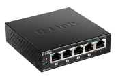 Коммутатор D-Link DES-1005P/B1A 5x100Мбит/с 4PoE 60W неуправляемый от магазина РЭССИ