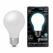 Лампа светодиодная Gauss 10Вт цок.:E27 шар 220B 4100K св.свеч.бел.нейт. A60 (упак.:10шт) (102202210) от магазина РЭССИ
